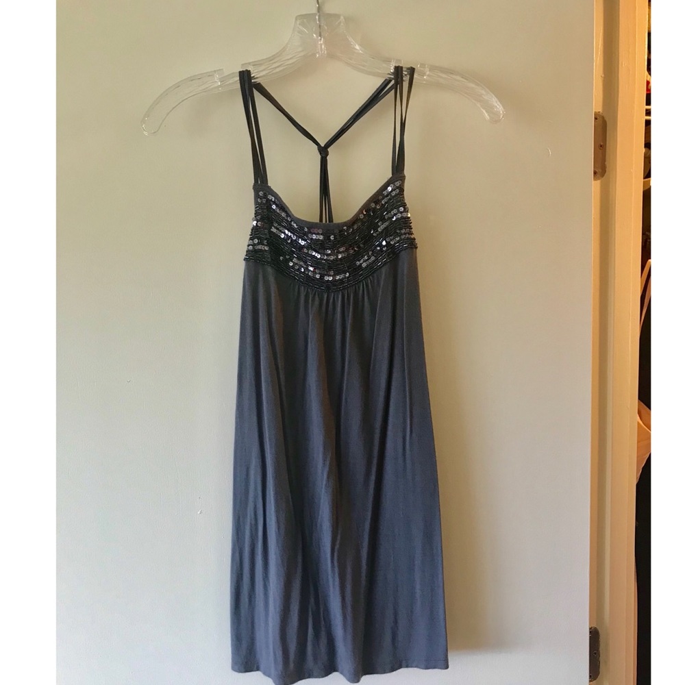 Express embellished tunic tank